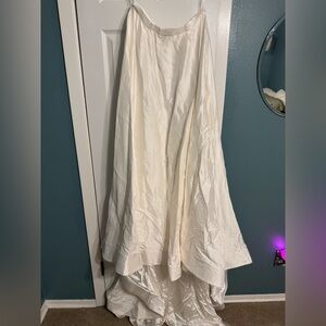 Silk Antonio Gual wedding skirt